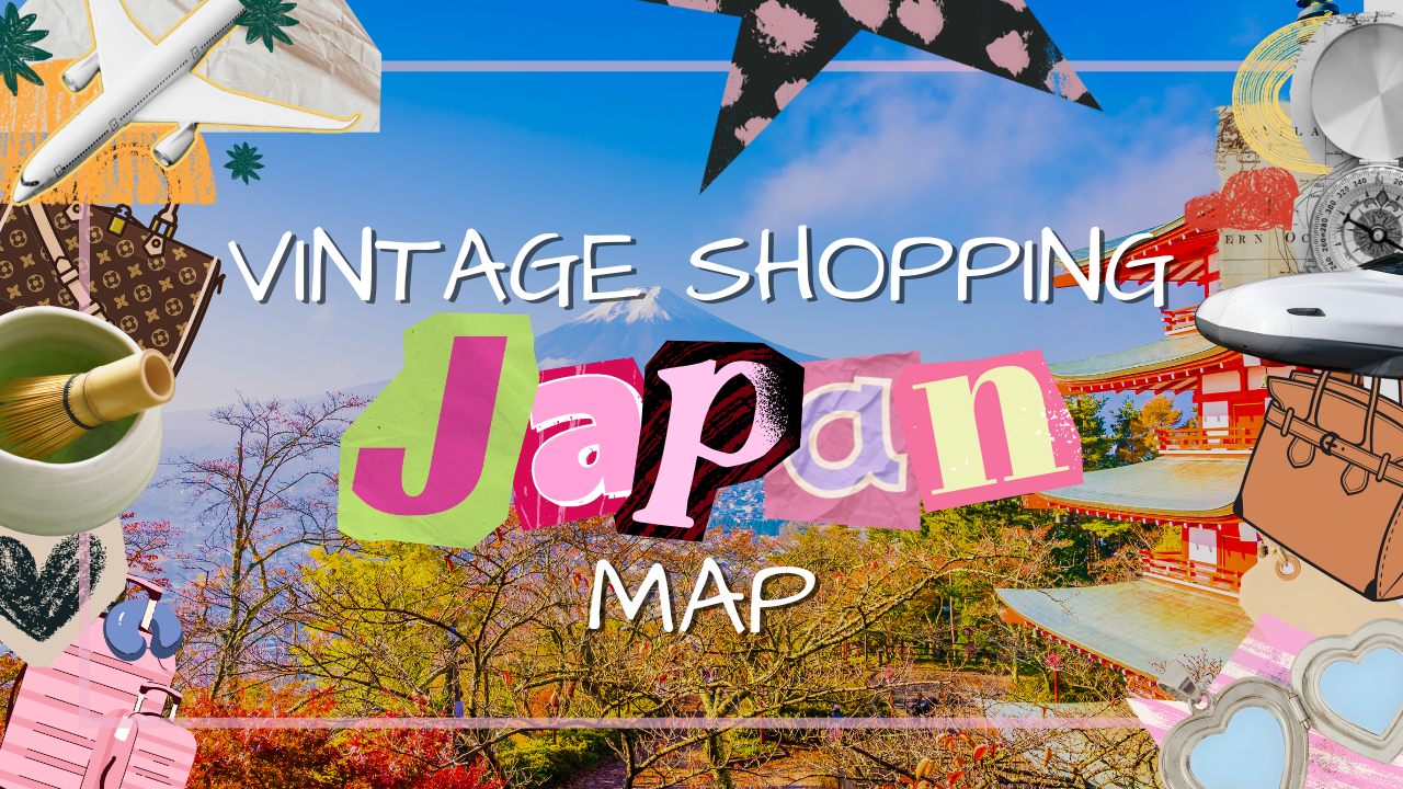 Japan: Luxury Vintage Shopping Map