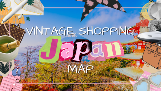 Japan: Luxury Vintage Shopping Map