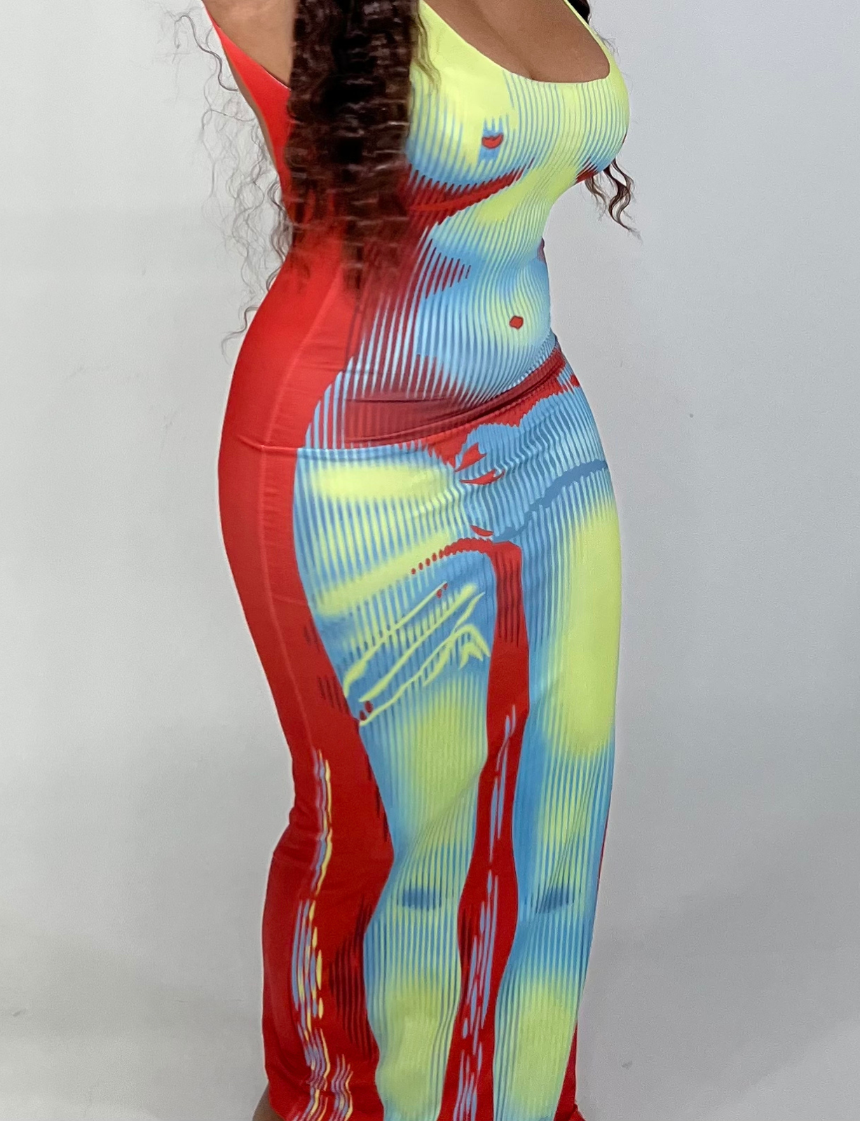 "Thermal" Maxi Dress