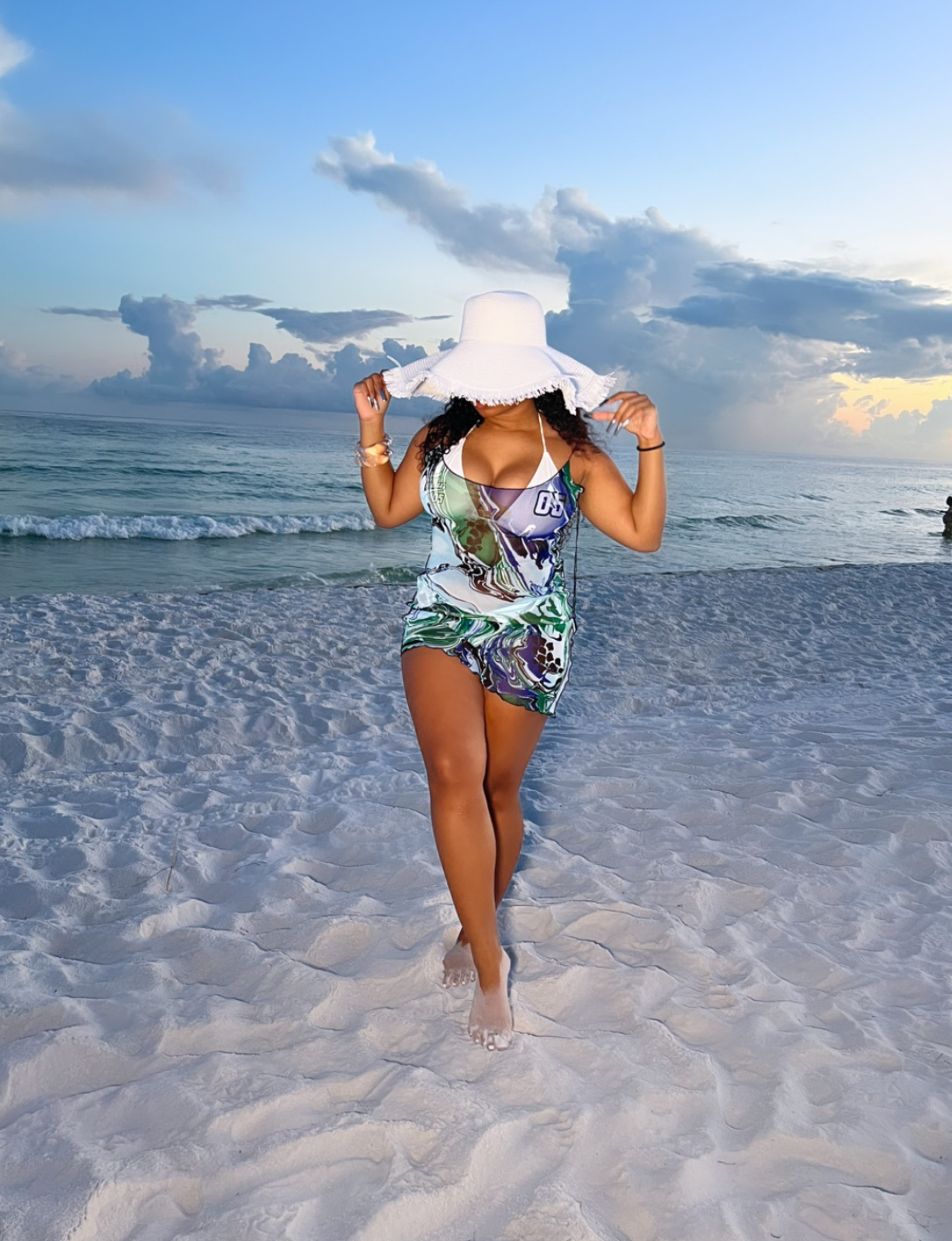 "Ocean" Mesh Dress