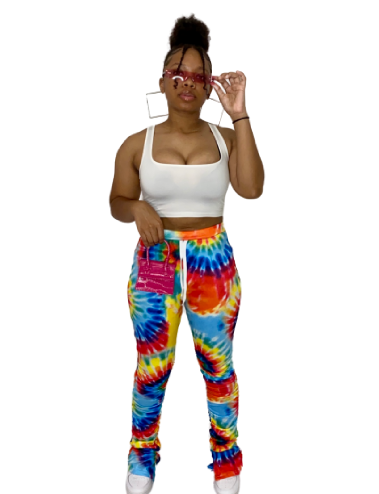 "Dizzy Dora Heauxs" Stacked Pants