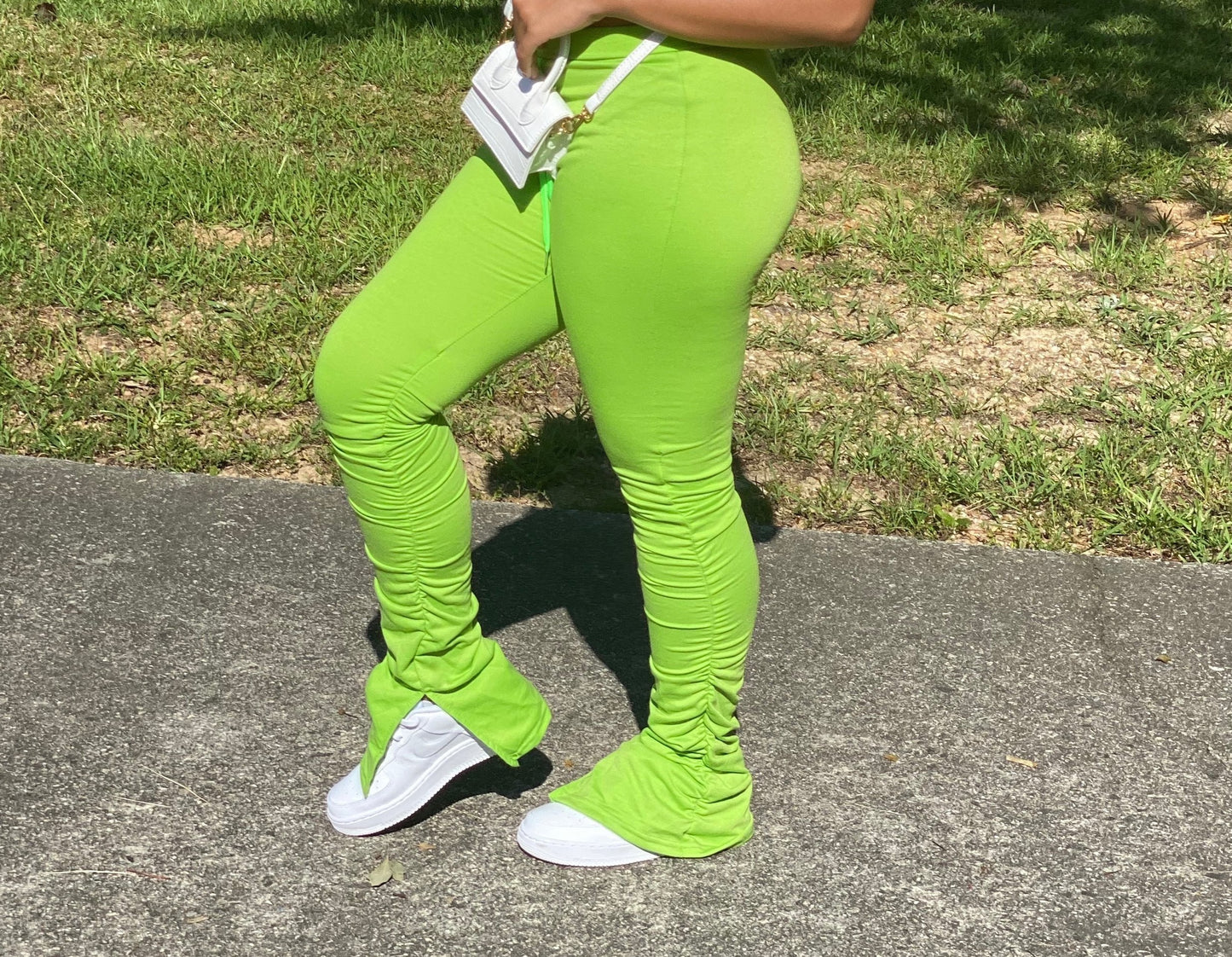 "Carry On" Stacked Pants
